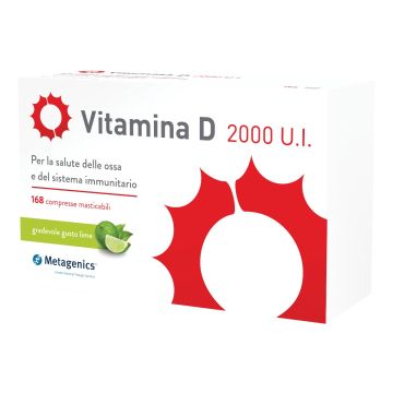 Vitamina D 2000 U.I. 168 Compresse Masticabili