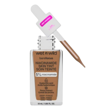 WET N WILD - Bare Focus - Fondotinta Con Niacinamide - Deep