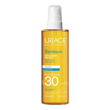 Uriage Bariesun Olio Solare Secco SPF 30 Protezione Corpo e Capelli 200 ml