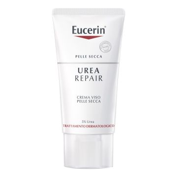 Eucerin 5% Urea Crema Levigante e Idratante per il Viso 50 ml