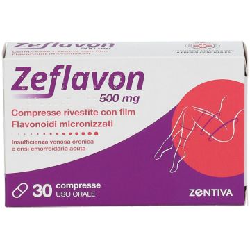 Zeflavon Compresse Rivestite per la Circolazione 30 Compresse 500 mg
