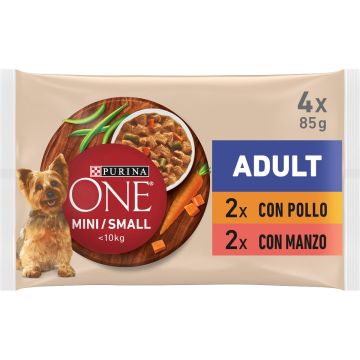 One mini mpk 2 pollo 85 g + 2 manzo 85 g 4 pezzi