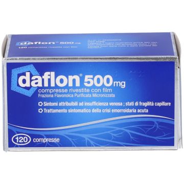 Daflon 500 mg 120 Compresse Rivestite Con Film