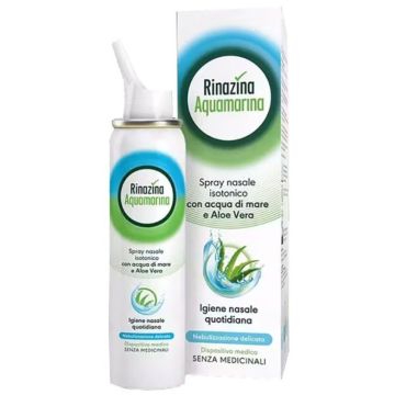 Rinazina Aquamarina Plus Soluzione Ipertonica Decongestionante 125 ml