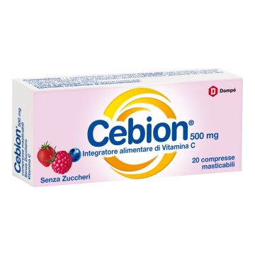 Cebion Vitamina C Masticabile 500mg 20 Compresse
