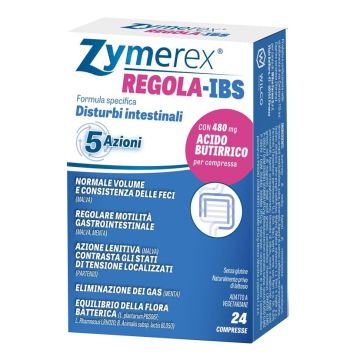 Zymerex Regola IBS Integratore Disturbi Intestinali 24 Compresse