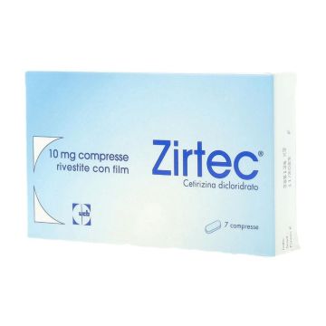 Zirtec 10 mg 7 Compresse Rivestite