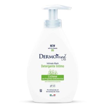 Mantovani Detergente Intimo Ph 4.5 Lichene Antibatterico Dispenser 250 ml