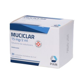Muciclar 15 mg/2 ml Soluzione da Nebulizzare 30 Monodose