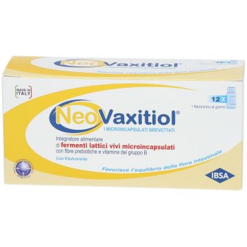 NeoVaxitiol Integratore Fermenti Lattici Vivi 12 Flaconcini