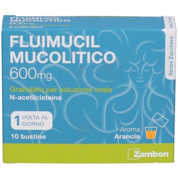 Fluimucil Mucolitico 10 Bustine Orali 600mg