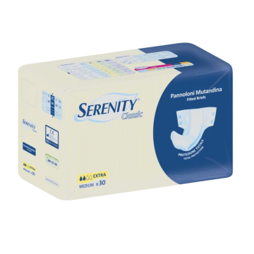 Serenity Pannolone Mutanda Classic Extra Tg M 30 Pezzi