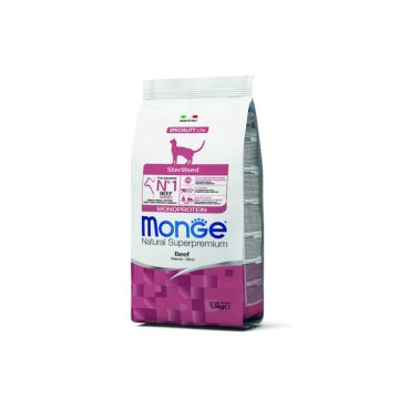 Monge Gatto Natural Superpremium Adulto Sterilizzato Manzo 1,5 Kg