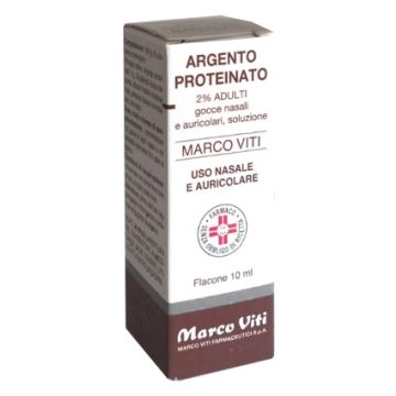Argento Proteinato Marco Viti 2% Adulti Decongestionante Gocce 10 ml