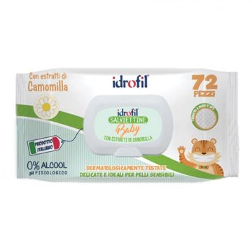 Salviettine Baby Camomilla 72 Pezzi