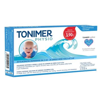 Tonimer Physio 20 Flaconcini Monodose Confezione 5 ml