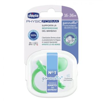 Chicco Physio Gommotto Silicone Colorato 12 mesi