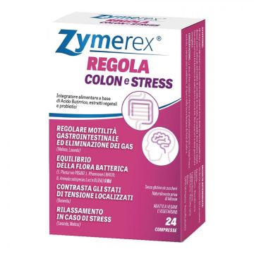 Zymerex Regola Integratore Colon e Stress 24 Compresse