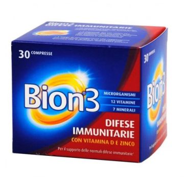 Bion3 Difese Immunitarie Con Vitamina D e Zinco 30 Compresse