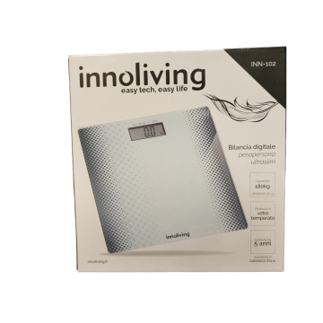 Innoliving Bilancia Digitale Pesapersone Ultraslim INN-102 Bianca