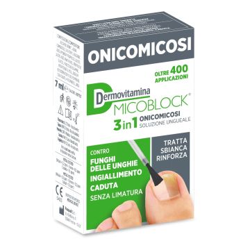 Dermovitamina Micoblock 3 In 1 Onicomicosi Soluzione Ungueale da 7 ml