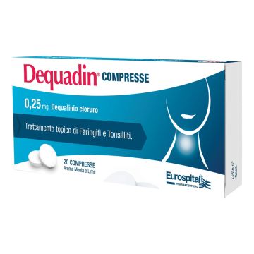 Dequadin 20compresse 0,25mg