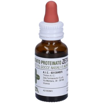 Argento Proteinato Zeta Adulti 1% Gocce 10 ml