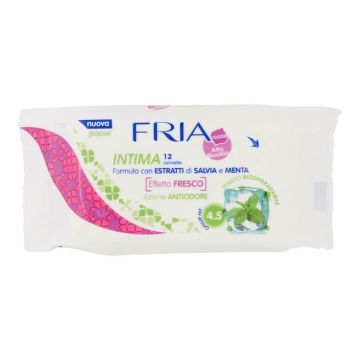 Fria Salviettine Green Intima Effetto Fresco Pocket 12 Pezzi