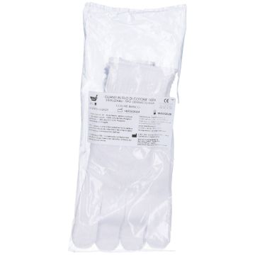 Med’s Guanto in Cotone Bianco Misura 8