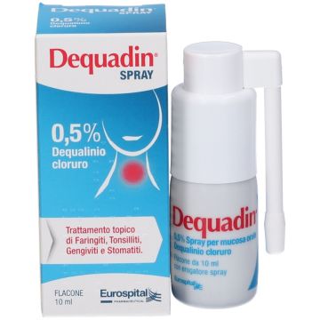 Dequadin 0,5% Spray Per Mucosa Orale Flacone 10 ml