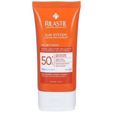 Rilastil Sun System Crema Solare Vellutata Viso SPF50+ 50 ml