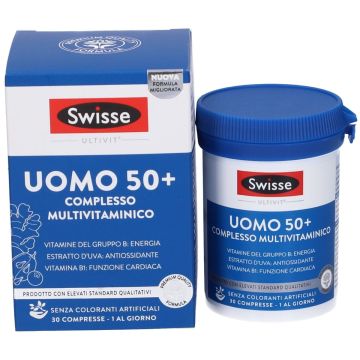 Swisse Uomo 50+ Integratore Multivitaminico 30 Compresse