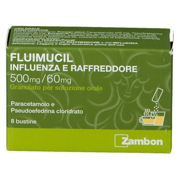Fluimucil Influenza E Raffreddore 8 Bustine