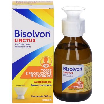 Bisolvon Sciroppo Flacone Gusto Fragola 200 ml