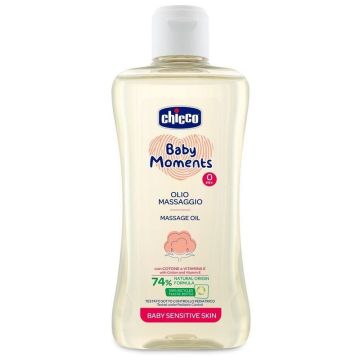 Chicco baby moments olio massaggio sensitive 200 ml