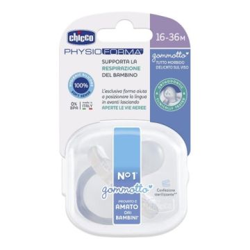 Chicco Physio Gommotto Silicone Neutro 16-36 Mesi 1 Pezzo