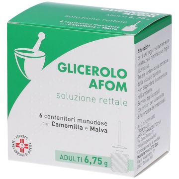 Glicerolo AFOM Adulti 6,75 g 6 Contenitori Monodose