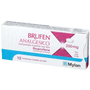 Brufen Analgesico 200 mg Ibuprofene 12 Compresse Rivestite