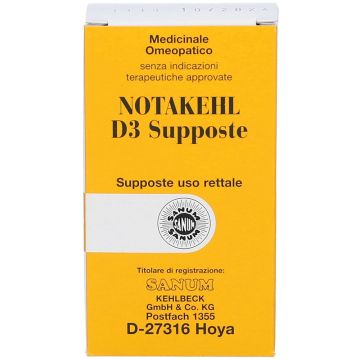 NOTAKEHL D3 10 Supposte 2G SANUM