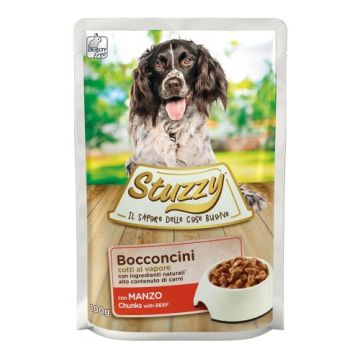 Stuzzy Cane Bocconcini Busta Adulto Prosciutto 100 Gr     Temporaneamente Mancante Dall'Azienda Produttrice