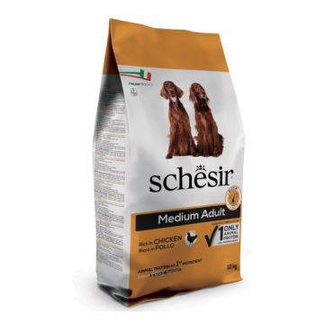 Schesir Monoproteico Per Cane Medium Adult Con Pollo Da 12 Kg