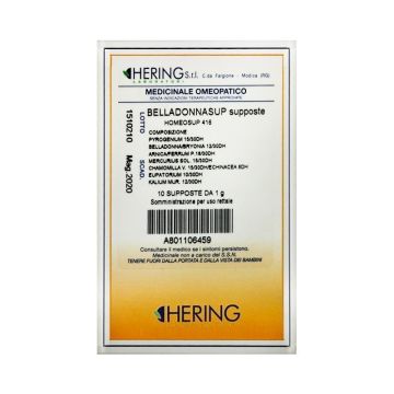 Hering Belladonnasup 10 Supposte 1g