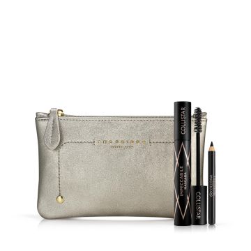 COLLISTAR - Cofanetto Impeccabile Mascara Ultra Nero + Professionale Matita Occhi Nera + Beauty-Bag The Bridge