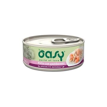 Oasy Gatto Specialita' Naturali In Lattina Adulto Tonno & Pescetti Oceanici 150 Gr