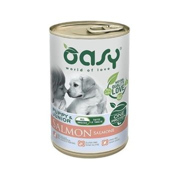 Oasy Monoproteico Per Cane Puppy Con Salmone Da 400 Gr