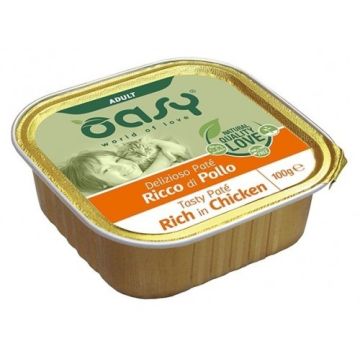 Oasy Gatto Delizioso Pate' Adulto Anatra & Verdure 100 Gr