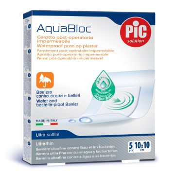 Pic Aquabloc Cerotto Impermeabile 10x10 cm 5 Pezzi