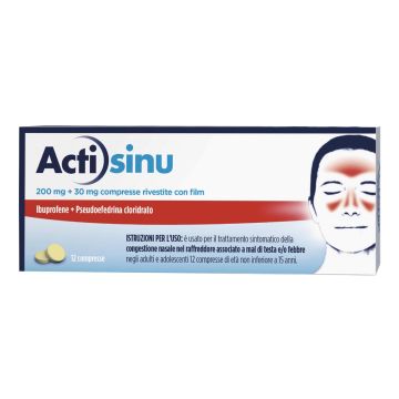 Actisinu 12 compresse 200mg+30mg