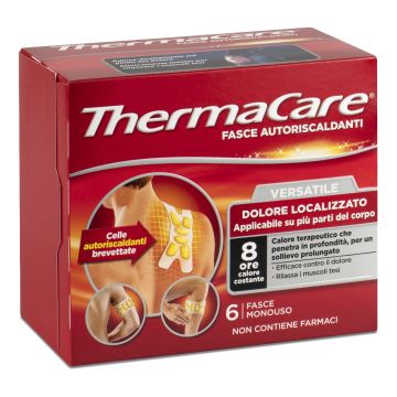 Thermacare Versatile Fasce Autoriscaldanti 6 Pezzi