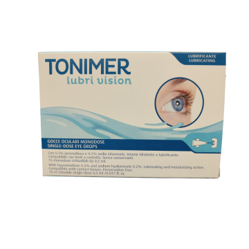 Tonimer Lubri Vision Gocce Oculari Richiudibili 15 Monodose 0,5 ml